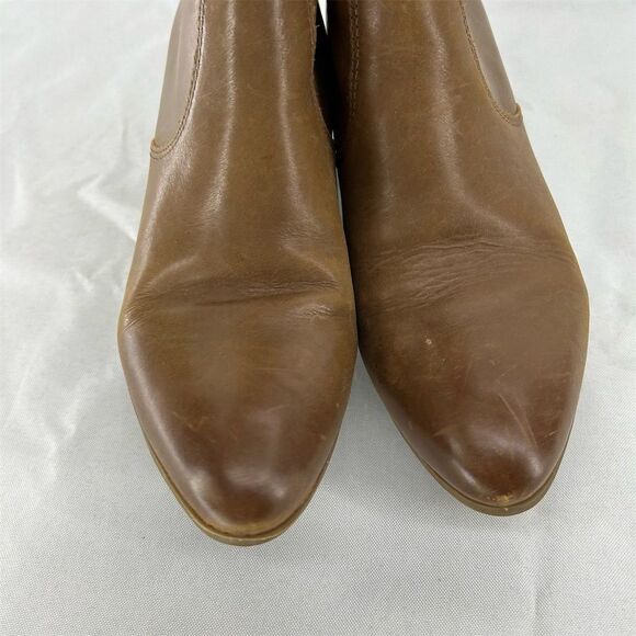 Frye Women's Jennifer Ankle Booties Brown Leather Size 8.5 - Picture 6 of 13